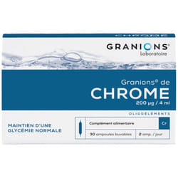 Granions Chrome 200 µg 30 Ampoules