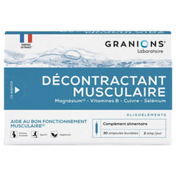 Granions Décontractant Musculaire 30 Ampoules