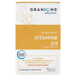 Granions Vitamine D3 60 Gélules