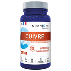 Granions Cuivre 60 Gélules Végétales