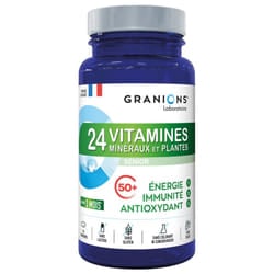 Granions 24 Vitamines Minéraux et Plantes Sénior 90 Comprimés