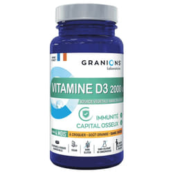 Granions Vitamine D3 2000 UI 30 Comprimés à Croquer