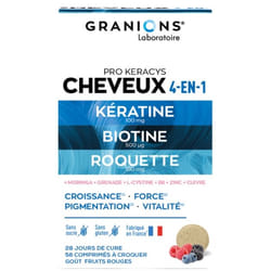 Granions Pro Keracys Cheveux 56 Comprimés à Croquer