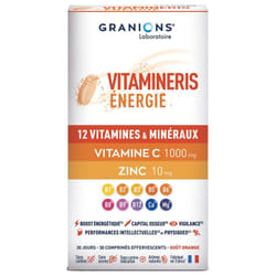 Granions Vitamineris Énergie 1000 mg 30 Comprimés Effervescents