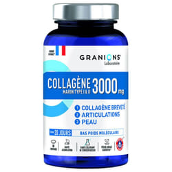 Granions Collagène Marin Type I et II 3000 mg 80 Comprimés