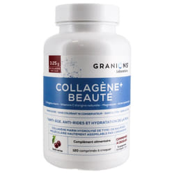 Granions Collagène+ Beauté 120 Comprimés à Croquer - Goût : Cerise