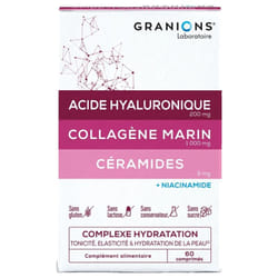 Granions Complexe Hydratation Tonicité Élasticité & Hydratation de la Peau 60 Comprimés
