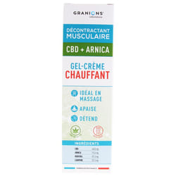 Granions Gel-Crème Chauffant CBD et Arnica 75 ml