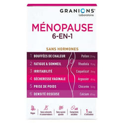 Granions Ménopause 6en1 60 Comprimés