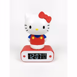 Figurine Hello Kitty lumineuse - TEKNOFUN - fonction réveil et affichage de lheure date et température