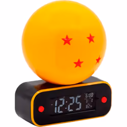 TEKNOFUN Dragon Ball Z Réveil numérique Noir, Jaune
