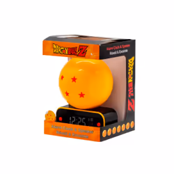TEKNOFUN Dragon Ball Z Réveil numérique Noir, Jaune