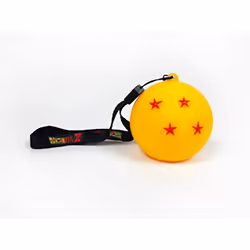 TEKNOFUN Dragon Ball Boule Crystal, Figurine lumineuse décorative, Rouge, Jaune, Batterie, AG13, 6 cm, 44 g
