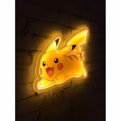 Teknofun - Lampe Murale Pikachu Pokémon led Style Néon