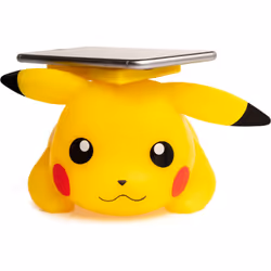 TEKNOFUN Pikachu, Intérieure, USB, Recharge sans fil, Noir, Rouge, Jaune