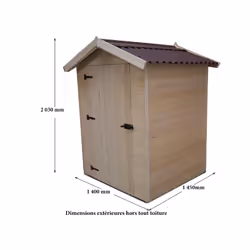Foresta ED 1212.01 abri de jardin Abri en bois
