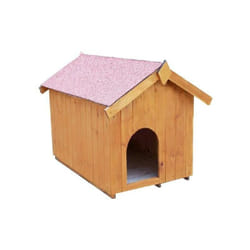 Foresta - Habrita Niche à chien bi-pente pour petits chiens 0,77m2 toit bitumé