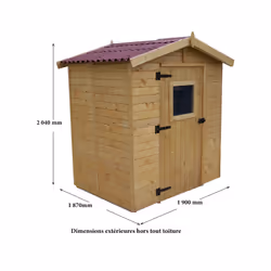 Foresta ED 1616.01 abri de jardin Abri en bois