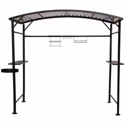 Description générale Le carport barbecue Habrita Foresta CAR1713AC est un abri en acier avec finition époxy gris anthracite, ...