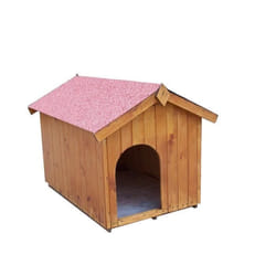 Niche à chien toit bitumé bipente 096m² - Pour petits chiens
