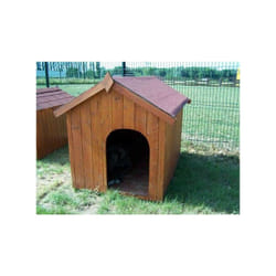 Foresta - Habrita Niche à chien bi-pente pour gros chiens 1,17m2 toit bitumé