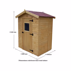 Foresta ED 1612.01 abri de jardin Abri en bois