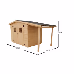 Foresta ED 2416.01 B abri de jardin Abri en bois