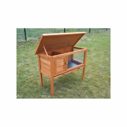 Habrita Foresta - Clapier sur pied 0,41m2 2-3 animaux toit bitumé 1 pente - CL1007 Le lapin est un animal parfait pour celui ...