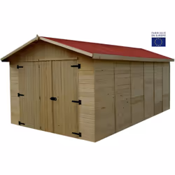 Description générale Le garage en bois Habrita ED2848N offre une solution économique et pratique pour protéger votre véhicule ...