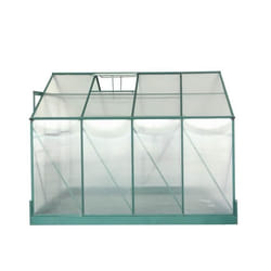 Habrita - Serre Jardin Structure Aluminium Polycarbonate 4 Mm Surface 7,44 M2 - Sr3024j