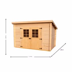 Foresta CH 3019.02 N abri de jardin Abri en bois