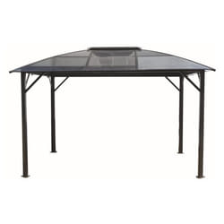 HABRITA Gloriette en Aluminium - 4 pentes - Gris anthracite - 1080 m2