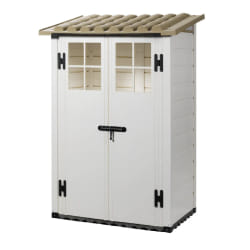 Habrita Abri mural résine - Beige/Marron