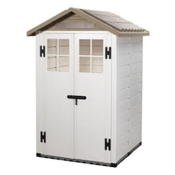 Abri de jardin en résine - HABRITA - Toit bi-pente - 22 mm - 937 x 144 cm