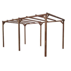 HABRITA Pergola en sapin traité très haute température à 215°C - 296 x 500 cm