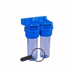 Double porte filtre 9" 3/4 pour les cartouches de filtration Utilisation sur les eaux de forage ou de surface En eau de ville ...