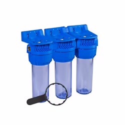 Filtre à eau 116 triplex 9 pouces 3/4 Triple porte filtre 9 pouces 3/4 pour recevoir des cartouches de filtration ou de trait ...