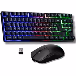 The G-Lab Combo Oxygen EX - Pack Clavier Souris sans Fil Gaming - Clavier Gamer sans Fil Format TKL et Souris Gamer sans Fil  ...