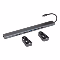 Bluestork HUB OFFICE PRO USB Type-C 5000 Mbit/s Gris - Vue supplémentaire 2