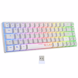 Clavier sans fil The G-Lab Keyz Hydrogen Wireless 316x40x104 mm