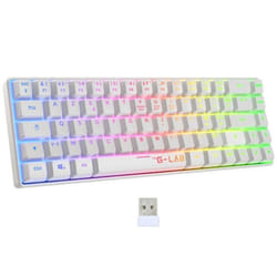 Clavier sans fil The G-Lab Keyz Hydrogen Wireless 316x40x104 mm