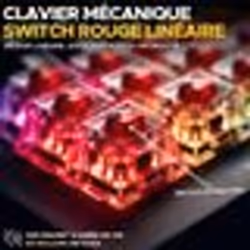 Clavier Gamer Triple Mode - The G-Lab - KEYZ TITAN - Mécanique (Switch Rouge) - Sans Fil - RGB