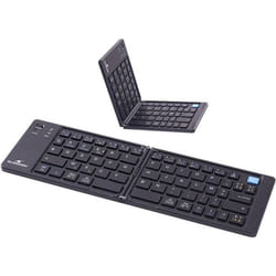 Clavier sans fil pliable - Ordinateur tablette smartphone TV - Touches ciseaux - BLUESTORK - KB-MINI-FOLD/FR - AZERTY - Noir