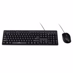 Bluestork BS-PACK-FIRST-II/F, Taille réelle (100 %), Avec fil, Noir, Souris incluse