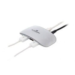 Bluestork BS-USB4M/PS hub & concentrateur 480 Mbit/s Gris