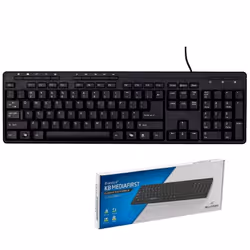 Bluestork BS-KB-MFIRST2/SP clavier USB QWERTY Espagnole Noir