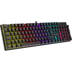 Clavier gamer mécanique - Switch rouge - THE G-LAB - KEYZ RADIUM - 100% - Filaire - Rainbow