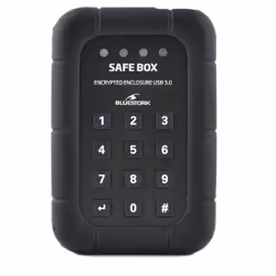 Bluestork EHD-25-SATA-U3-CR, Enceinte ssd, 2.5", SATA, 5 Gbit/s, Connectivité USB, Noir