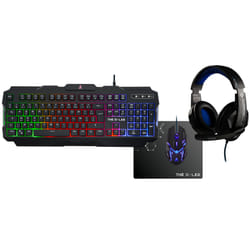 The G-Lab Combo Argon clavier Souris incluse USB AZERTY Français Noir