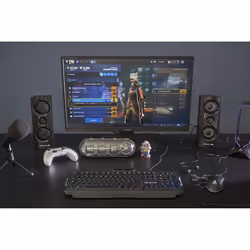 The G-Lab Combo Helium clavier Souris incluse USB AZERTY Français Noir - Vue supplémentaire 4